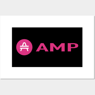 Amp Crypto  Cryptocurrency Amp  coin token Posters and Art